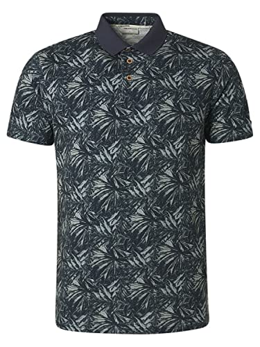 NO EXCESS Polo Pique Allover Printed Stretch (L) von NO EXCESS