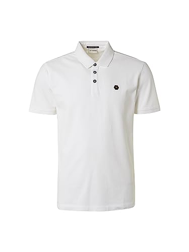 NO EXCESS Poloshirt 19380201SN (as3, Alpha, x_l, Regular, Regular, Weiß) von NO EXCESS