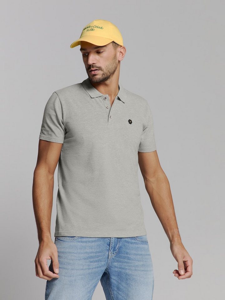 NO EXCESS Poloshirt Polo Melange NO EXCESS Poloshirt Polo Melange von NO EXCESS
