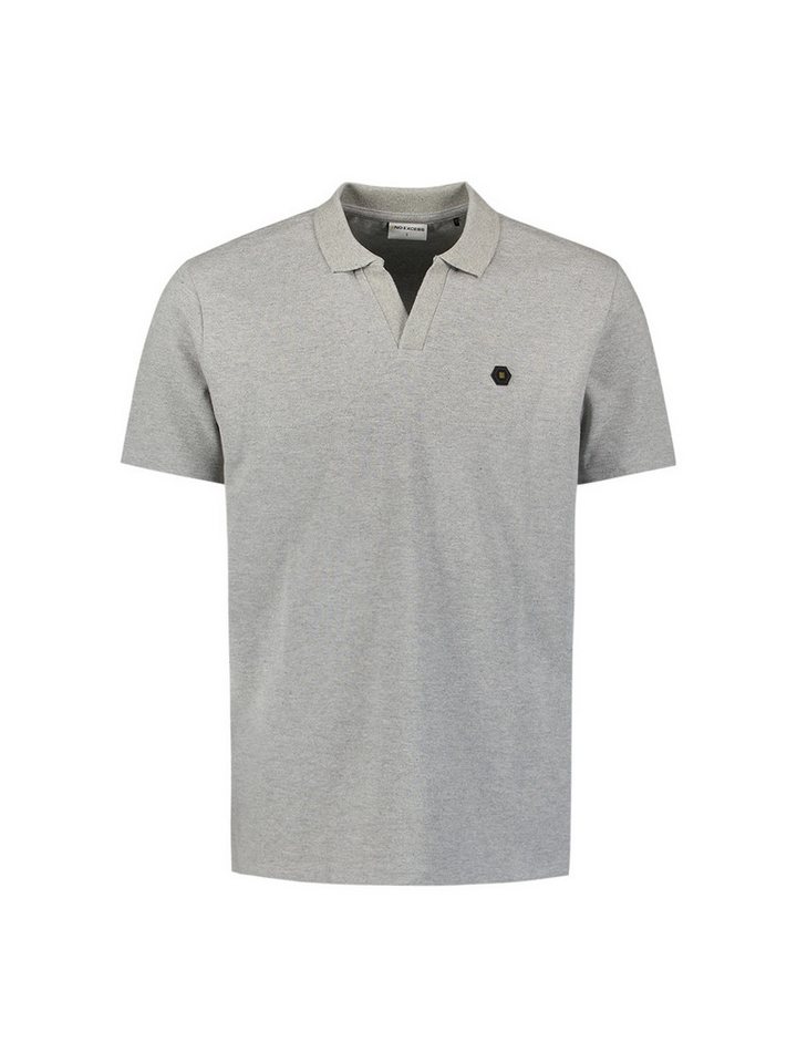 NO EXCESS Poloshirt Polo V Melange NO EXCESS Poloshirt Polo V Melange von NO EXCESS