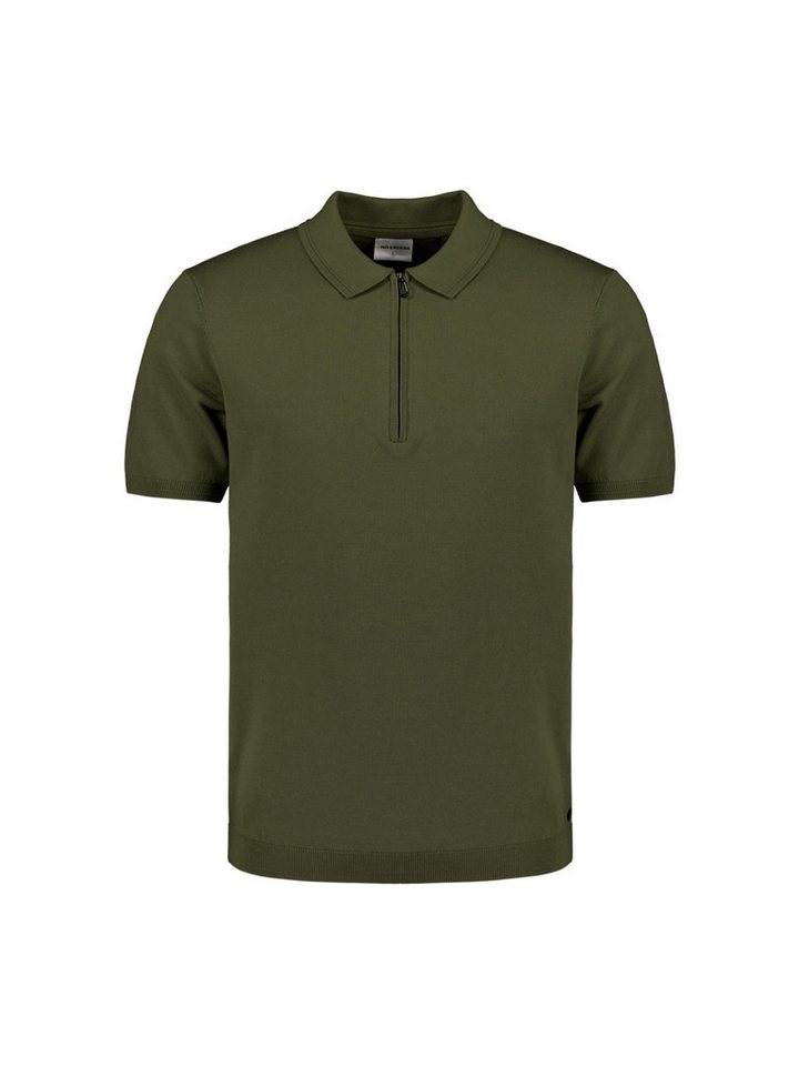 NO EXCESS Poloshirt Pullover Short Sleeve Polo Zip Solid NO EXCESS Poloshirt Pullover Short Sleeve Polo Zip Solid von NO EXCESS