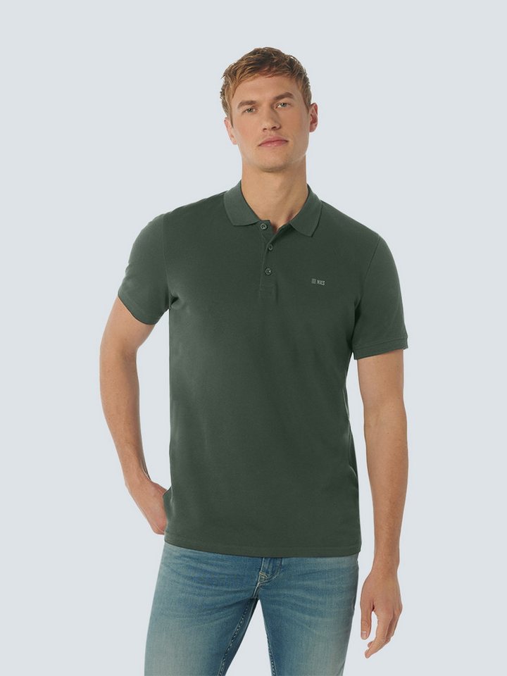 NO EXCESS Poloshirt - kurzarm Poloshirt - Basic Polo - T-Shirt einfarbig - Solid Stretch von NO EXCESS