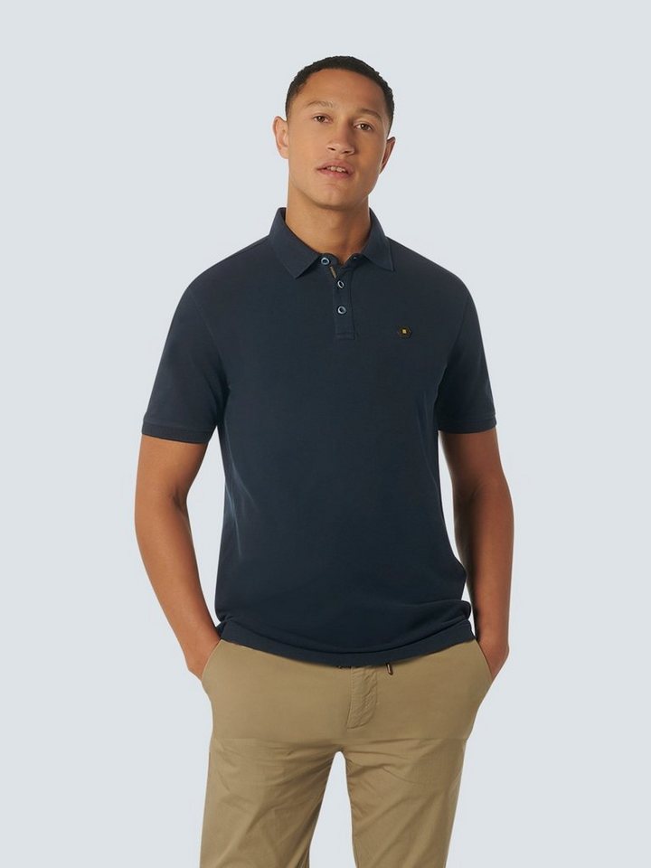 NO EXCESS Poloshirt mit Logo-Badge von NO EXCESS