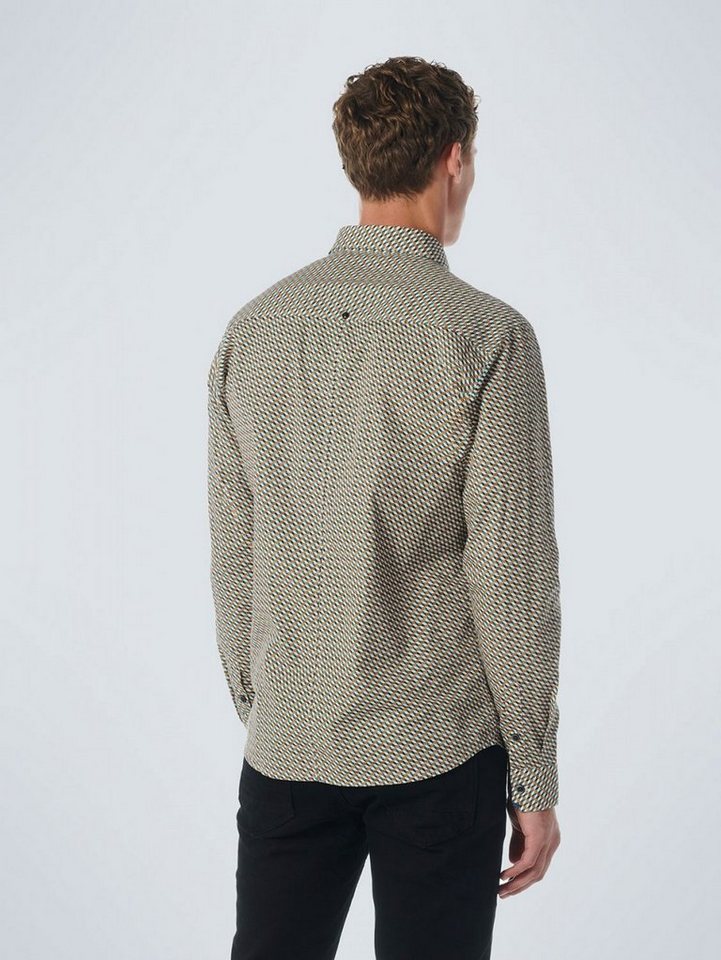 NO EXCESS Rundhalspullover Shirt Stretch Allover Printed von NO EXCESS