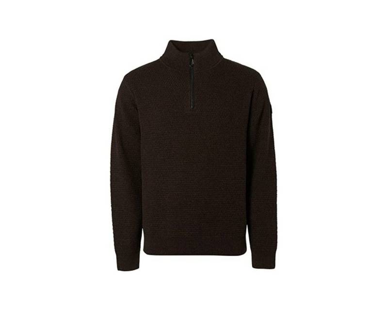 NO EXCESS Rundhalspullover rot regular fit (1-tlg) von NO EXCESS