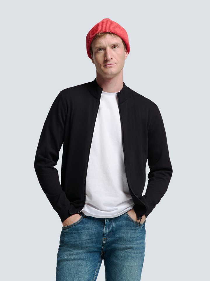 NO EXCESS Strickpullover Cardigan 2 Coloured Melange - Regular Fit von NO EXCESS