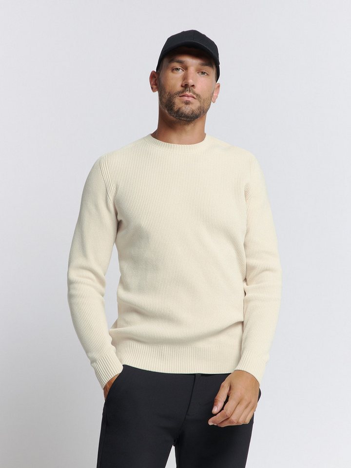 NO EXCESS Strickpullover Pullover Crewneck Chenille von NO EXCESS