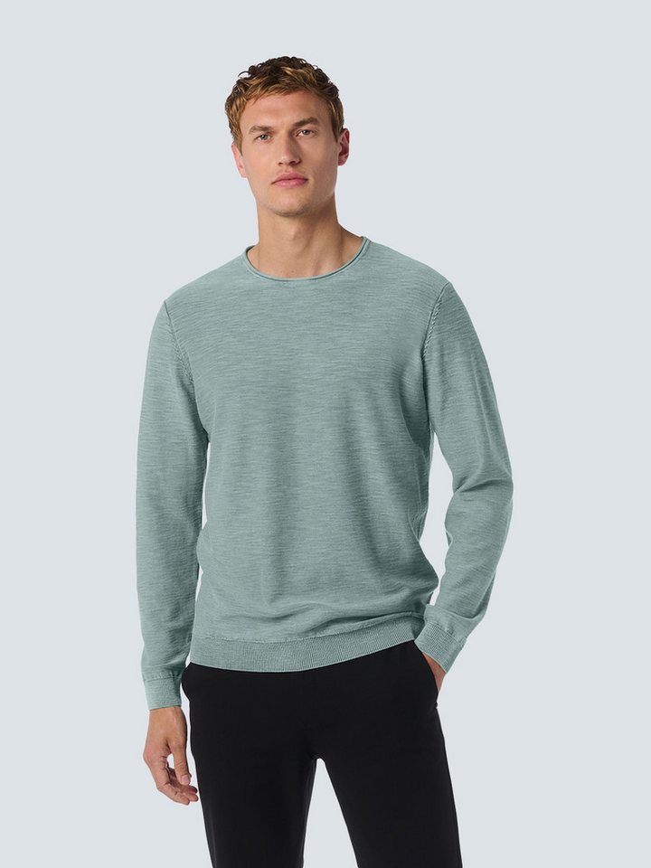 NO EXCESS Strickpullover Pullover Crewneck Garment Dyed + Stone Washed von NO EXCESS