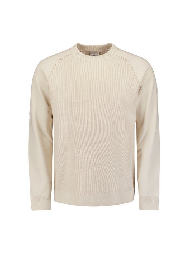 NO EXCESS Strickpullover Pullover Crewneck Solid Relief Knit von NO EXCESS