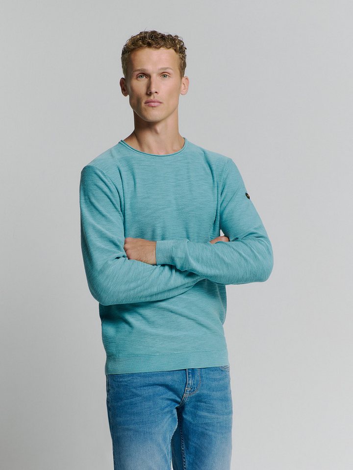 NO EXCESS Strickpullover Pullover im Vintage-Look - Regular Fit von NO EXCESS