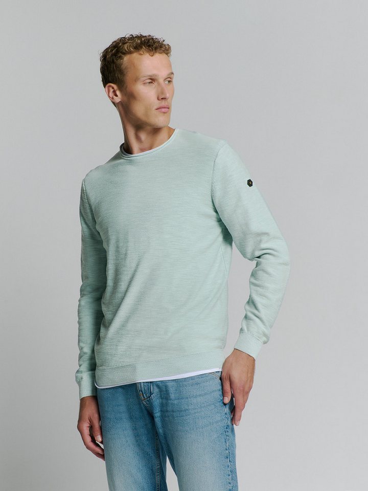 NO EXCESS Strickpullover Pullover im Vintage-Look - Regular Fit von NO EXCESS