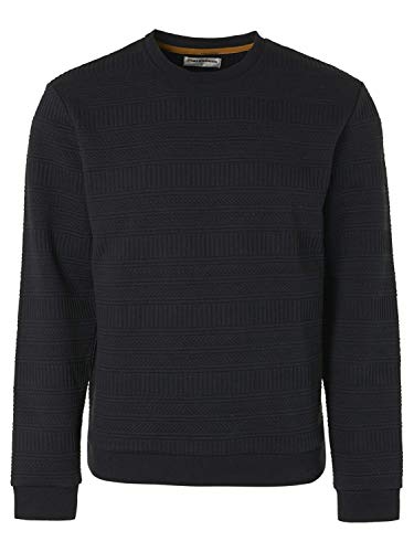 NO EXCESS Sweater Crewneck Fancy Jacquard, schwarz(Black (020)), Gr. XXL von NO EXCESS