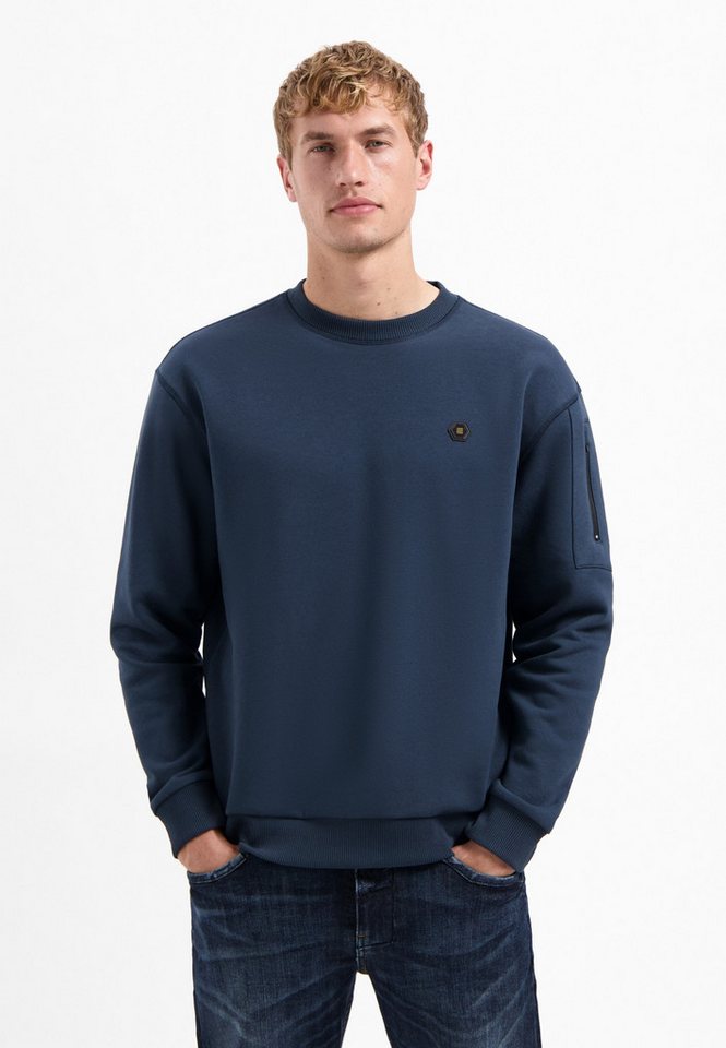 NO EXCESS Sweater No Excess Rundhals-Sweater Sweater Crewneck Brushed inside von NO EXCESS