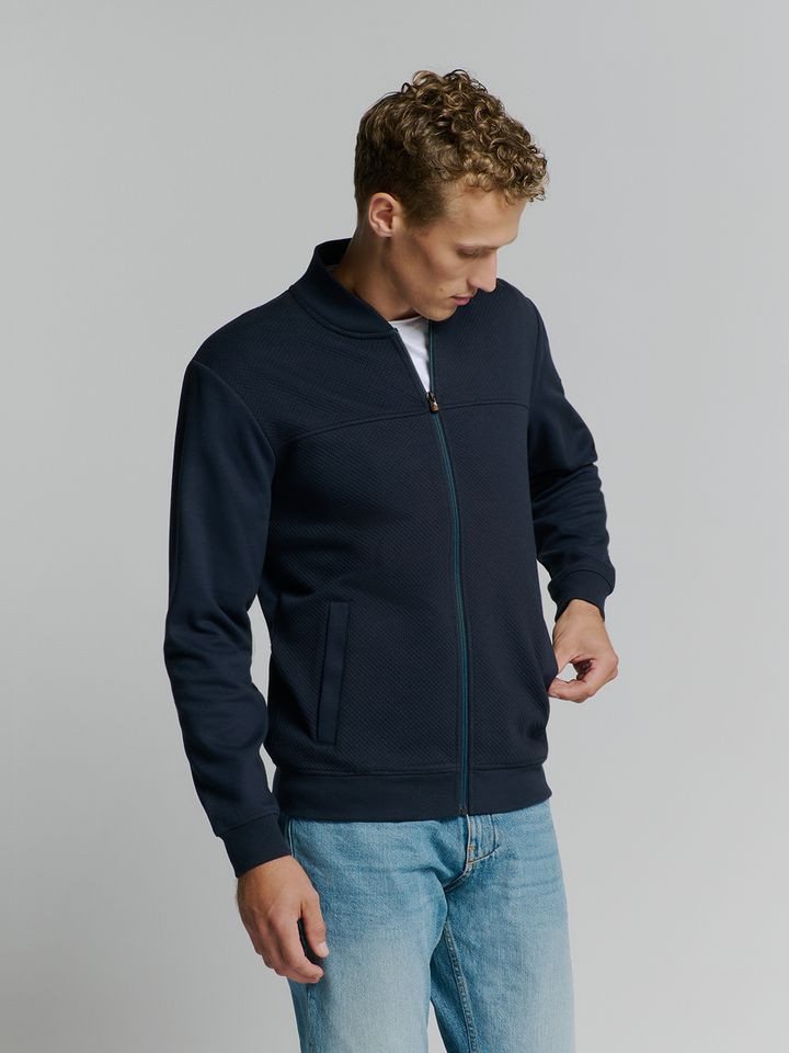 NO EXCESS Sweatjacke - Sweat Bomber - Trendige Herrenjacke von NO EXCESS