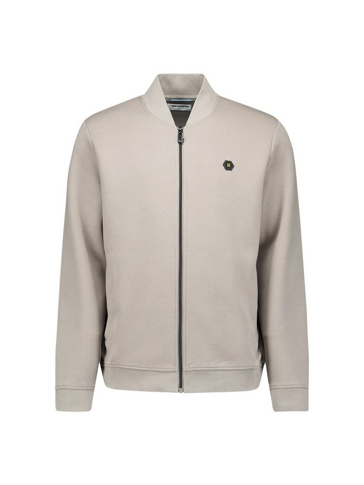 NO EXCESS Sweatjacke - strukturierte Sweatjacke mit Reißverschluss und Stehkragen von NO EXCESS
