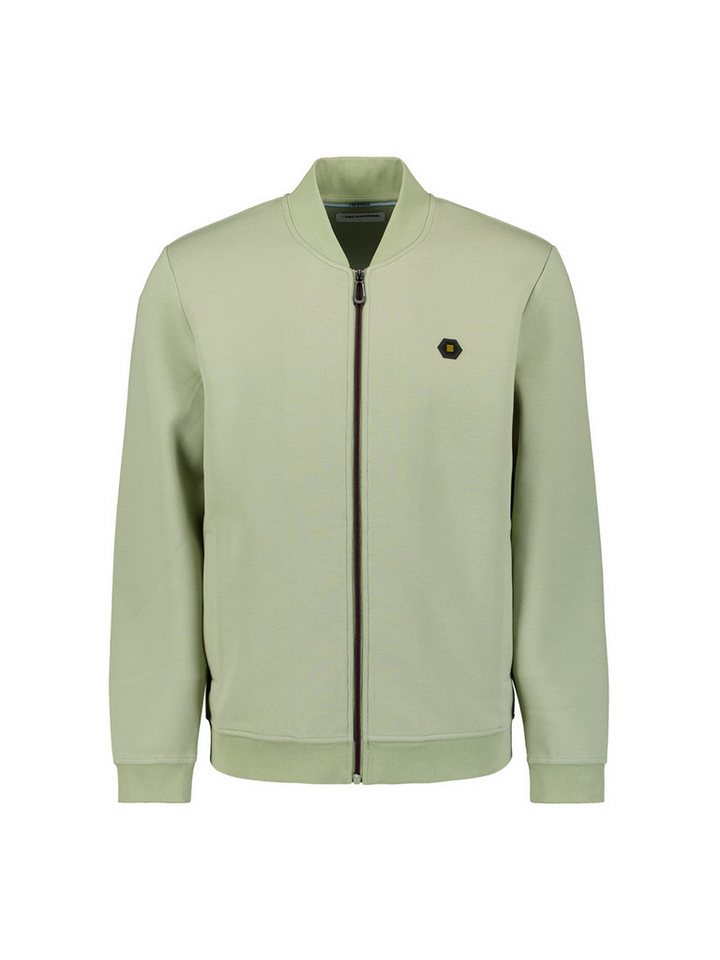 NO EXCESS Sweatjacke - strukturierte Sweatjacke mit Reißverschluss und Stehkragen von NO EXCESS