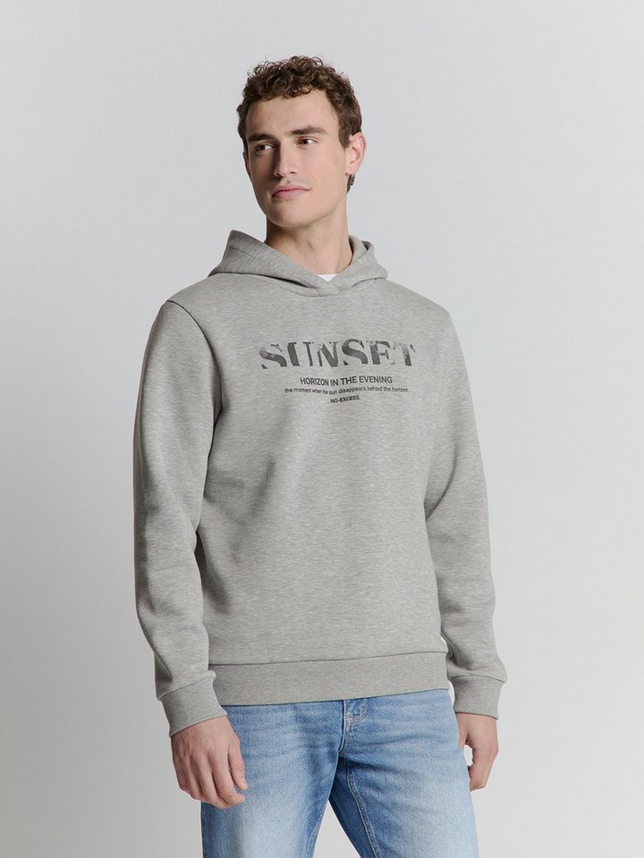 NO EXCESS Sweatshirt Hoodie Sunset - Relaxed Fit von NO EXCESS