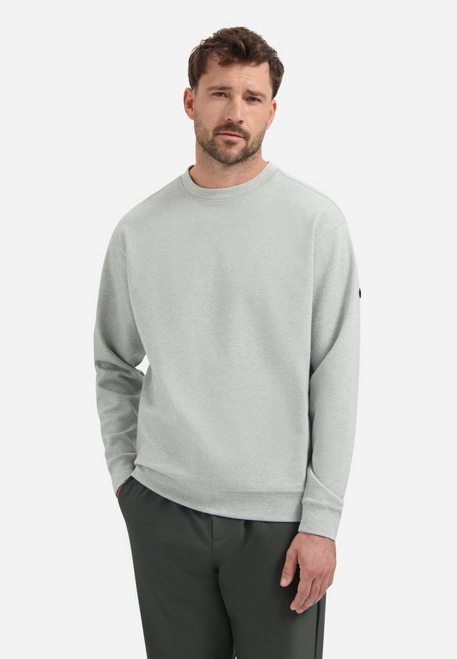 NO EXCESS Sweatshirt Sweater Crewneck Twill Relief von NO EXCESS