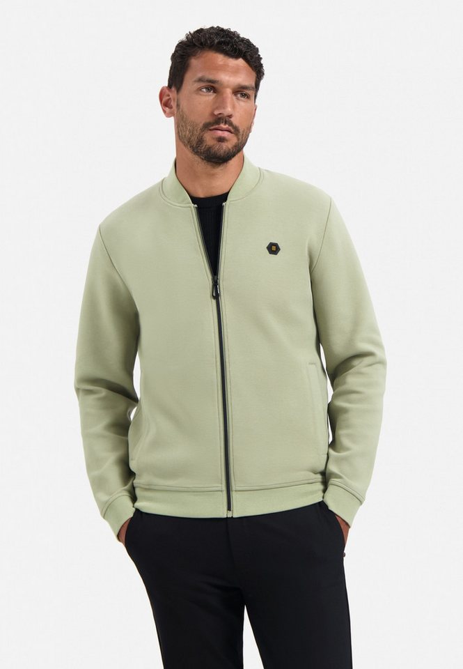 NO EXCESS Sweatshirt Sweater Full Zipper Pique Bomber von NO EXCESS