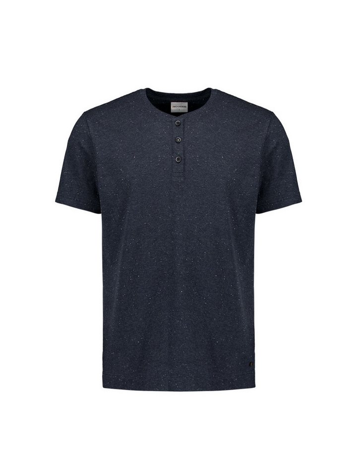 NO EXCESS T-Shirt – Kurzarmshirt Herren – Rundhals mit Knopfleiste von NO EXCESS