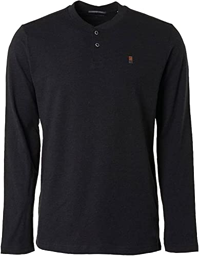 NO EXCESS T-Shirt Long Sleeve Granddad Melang - XL von NO EXCESS