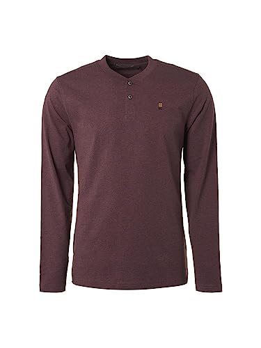 NO EXCESS T-Shirt Long Sleeve Granddad Melange - XL von NO EXCESS