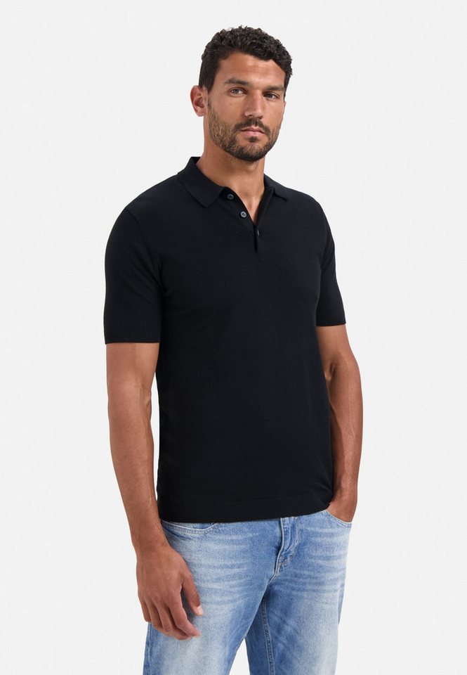 NO EXCESS T-Shirt No Excess Gestricktes Poloshirt Pullover Short Sleeve Polo Solid von NO EXCESS