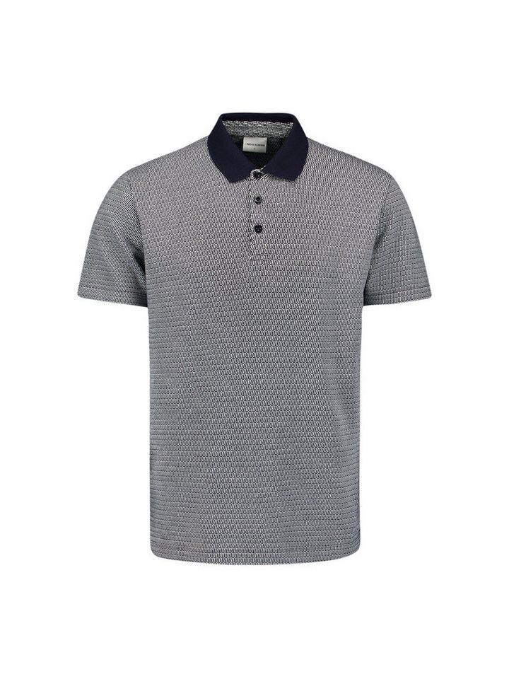 NO EXCESS T-Shirt Polo 2 Coloured Jacquard von NO EXCESS