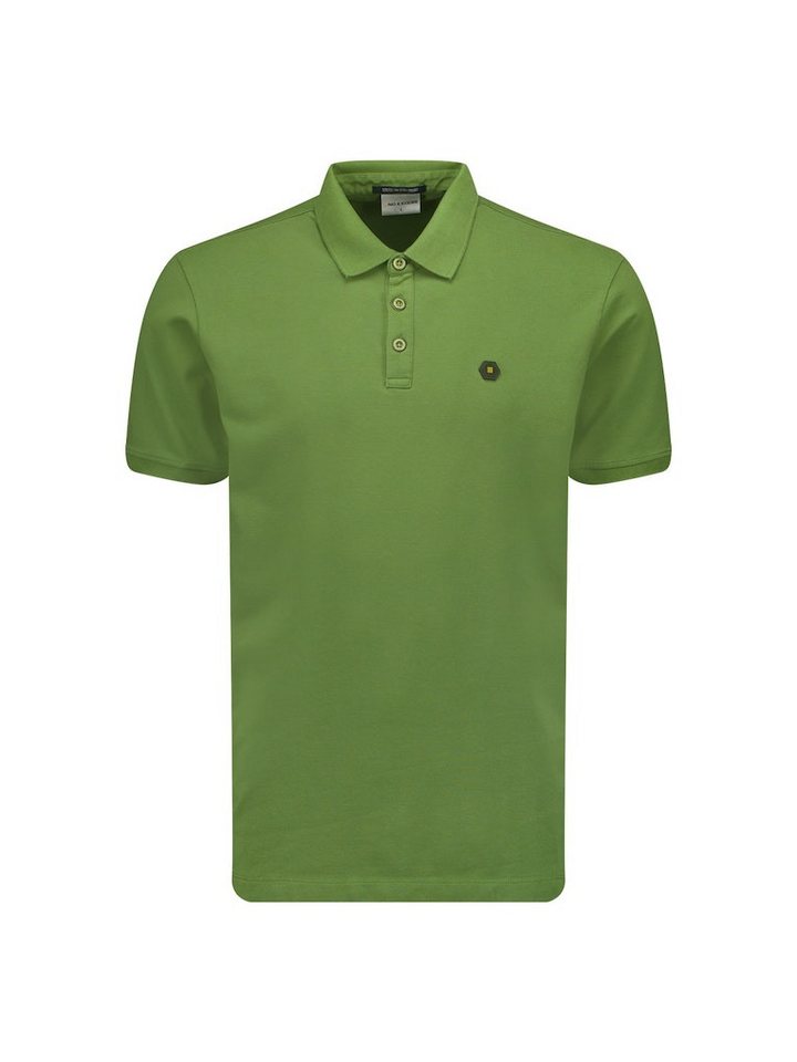 NO EXCESS T-Shirt Polo Pique Garment Dyed GREEN von NO EXCESS