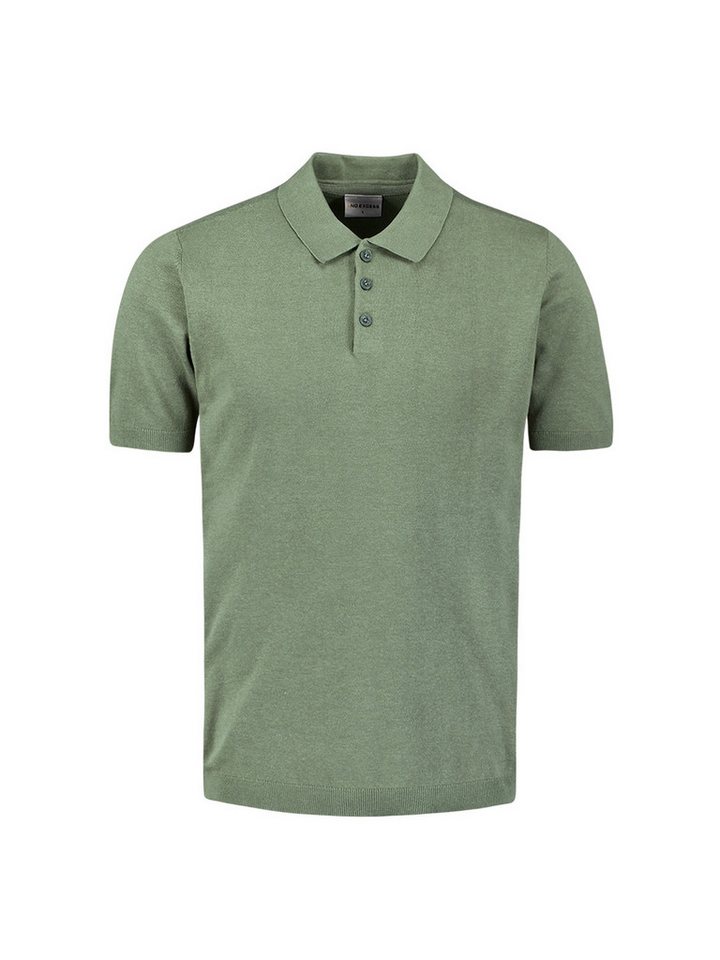 NO EXCESS T-Shirt Pullover Short Sleeve Polo Button Solid GREEN von NO EXCESS