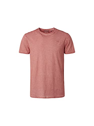 NO EXCESS T-Shirt Rundhals Slub Cold Dyed 15320332SN (XL, Coral) von NO EXCESS