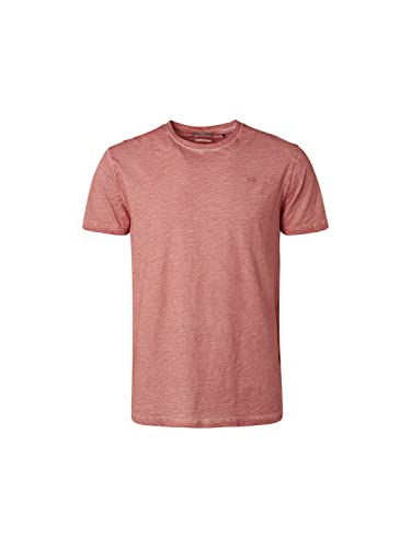 NO EXCESS T-Shirt Rundhals Slub Cold Dyed 15320332SN (XXL, Coral) von NO EXCESS