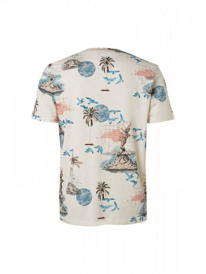 NO EXCESS T-Shirt T-Shirt Crewneck Allover Printed Garment Dyed von NO EXCESS