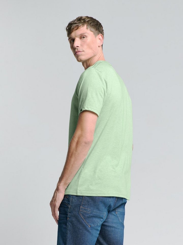 NO EXCESS T-Shirt T-Shirt Crewneck Melange Mint von NO EXCESS