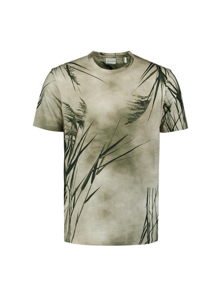 NO EXCESS T-Shirt T-Shirt Crewneck Slub Allover Printed OFFWHITE von NO EXCESS