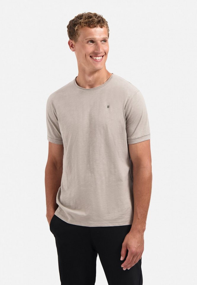 NO EXCESS T-Shirt - lässiges Basic-Shirt in Melange-Optik von NO EXCESS