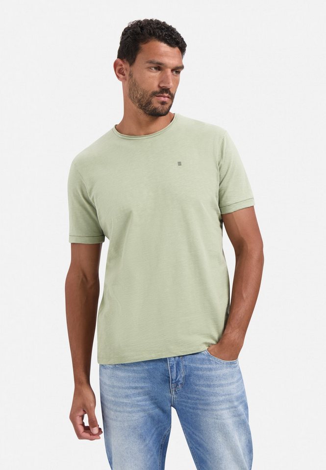 NO EXCESS T-Shirt - lässiges Basic-Shirt in Melange-Optik von NO EXCESS
