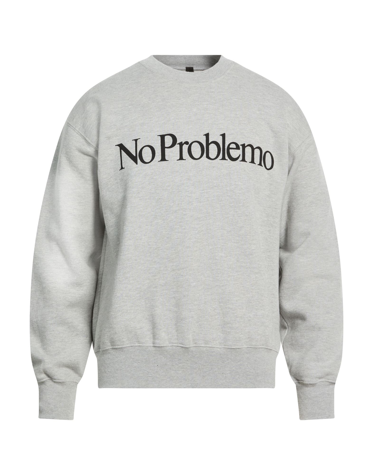 NO PROBLEMO Sweatshirt Herren Hellgrau von NO PROBLEMO