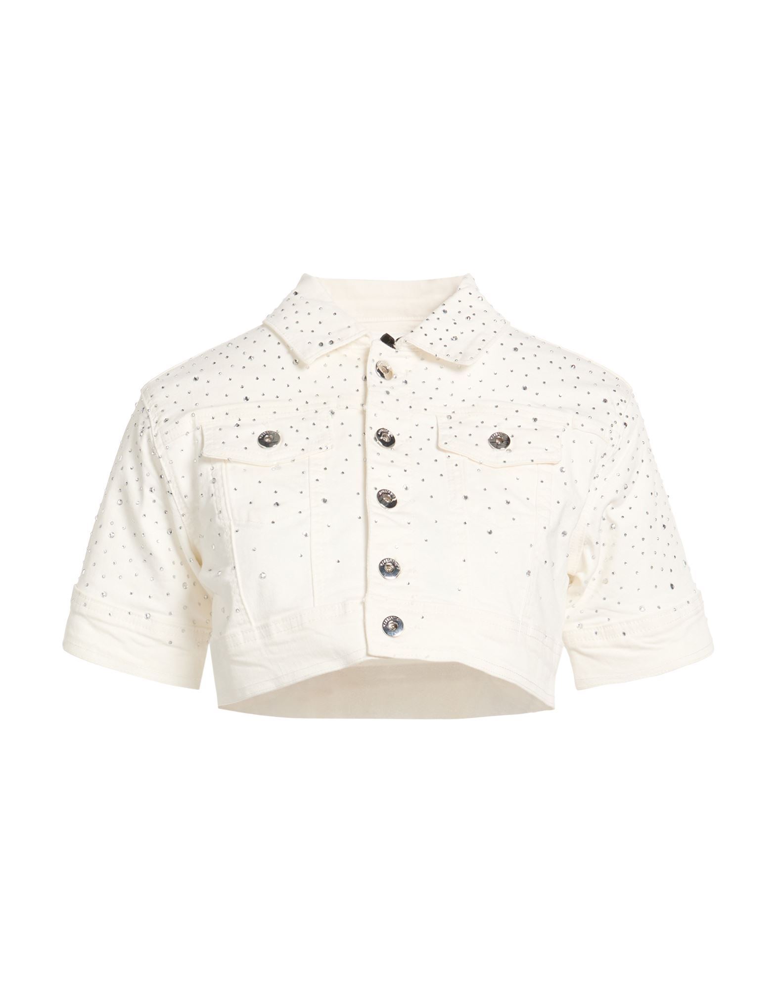 NO SECRETS Jeansjacke/-mantel Damen Weiß von NO SECRETS