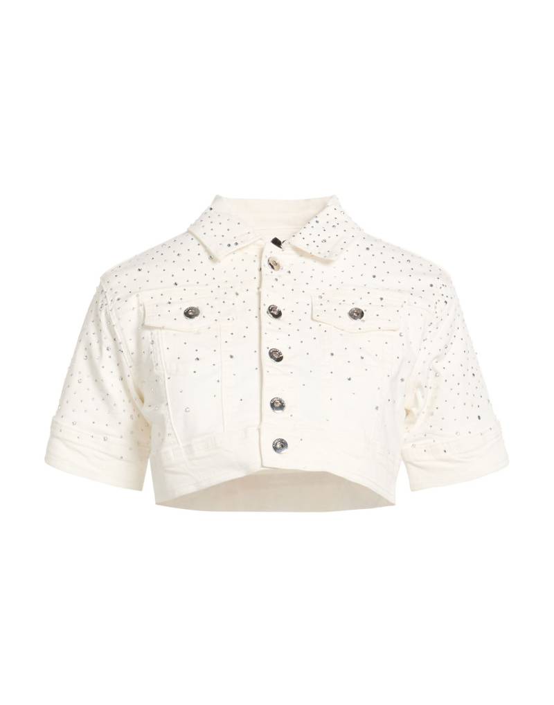 NO SECRETS Jeansjacke/-mantel Damen Weiß von NO SECRETS