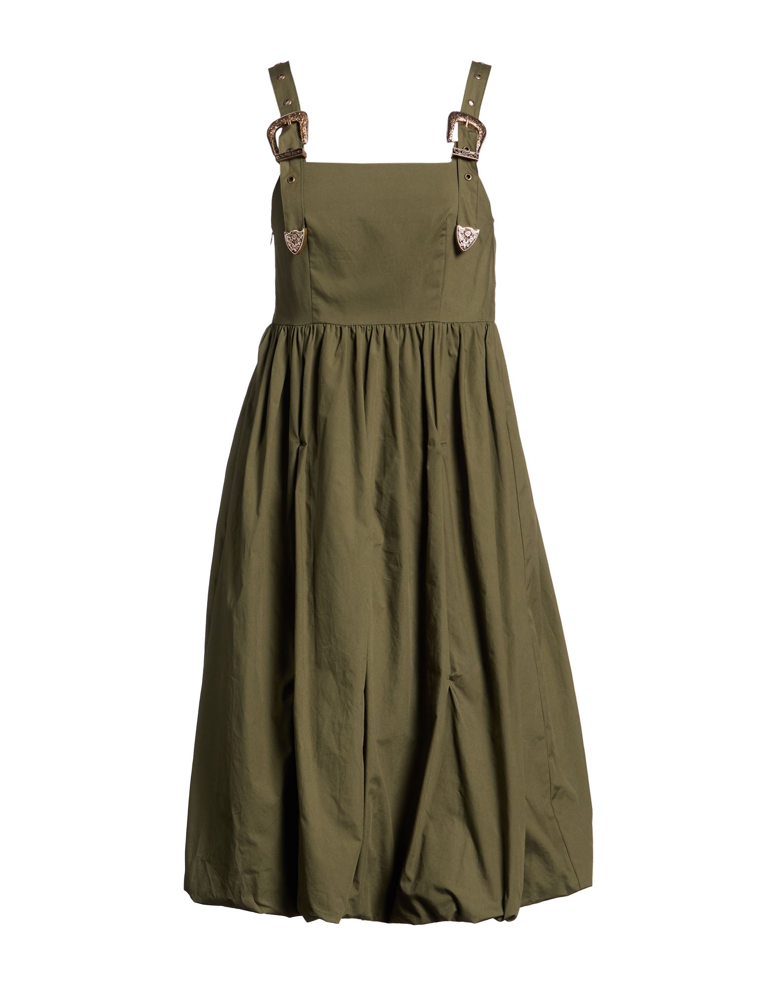 NO SECRETS Midi-kleid Damen Militärgrün von NO SECRETS