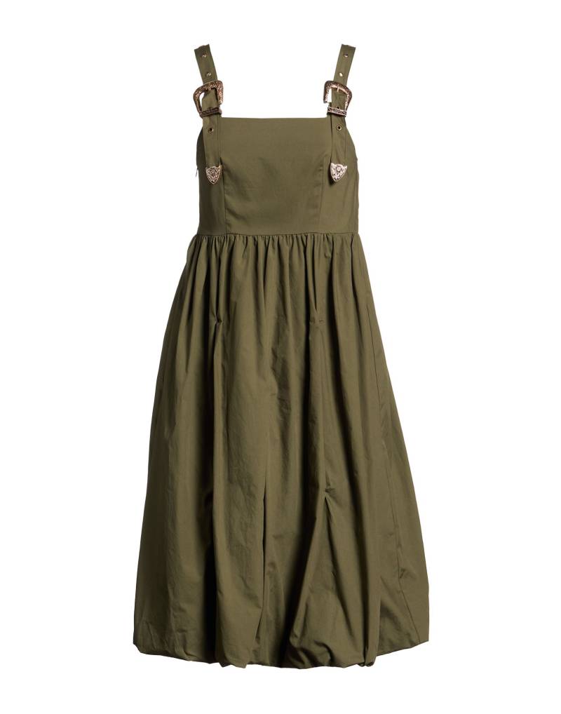 NO SECRETS Midi-kleid Damen Militärgrün von NO SECRETS