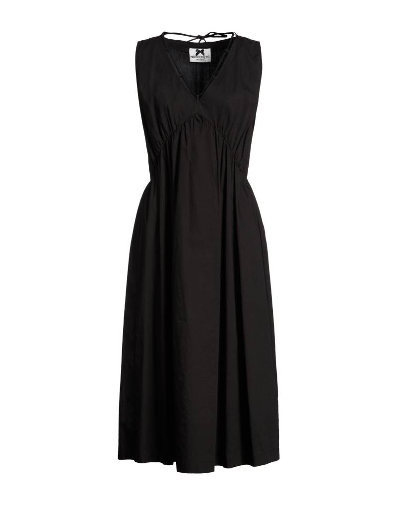 NO SECRETS Midi-kleid Damen Schwarz von NO SECRETS
