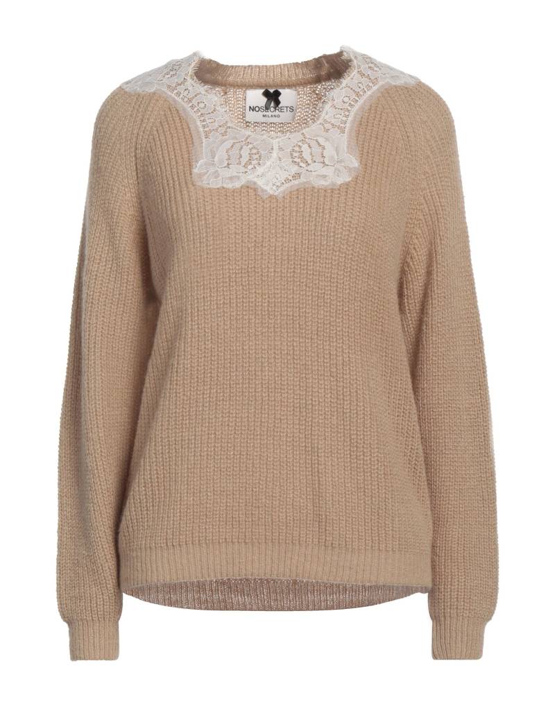 NO SECRETS Pullover Damen Kamel von NO SECRETS