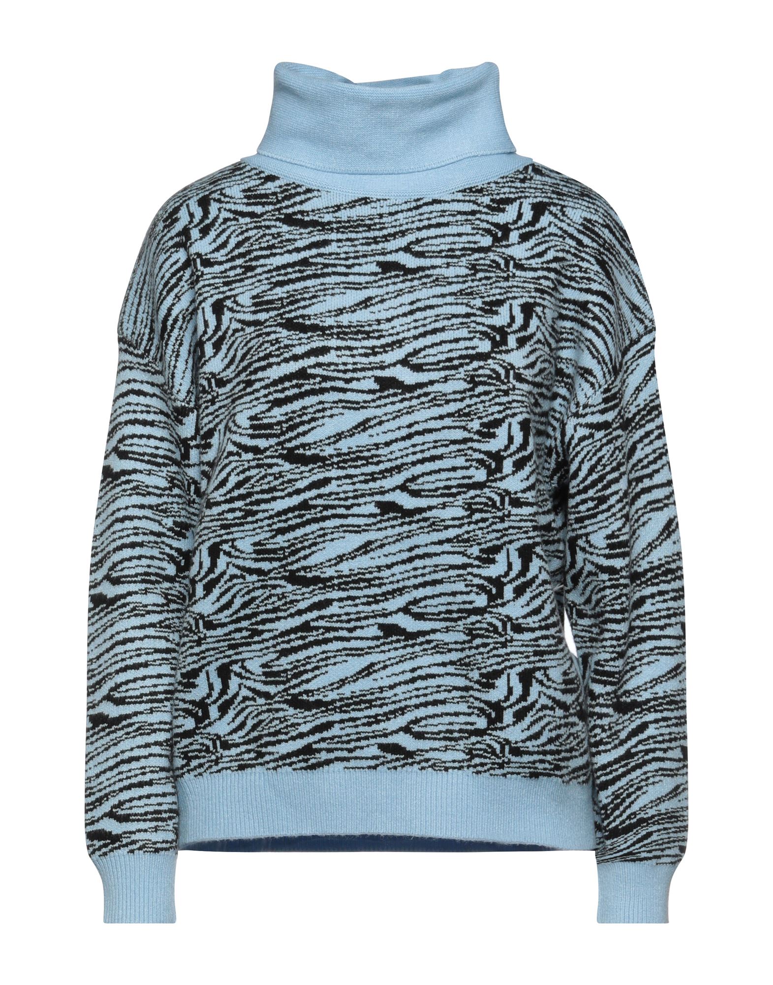 NO SECRETS Rollkragenpullover Damen Hellblau von NO SECRETS