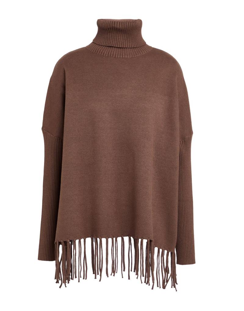 NO SECRETS Rollkragenpullover Damen Schokobraun von NO SECRETS