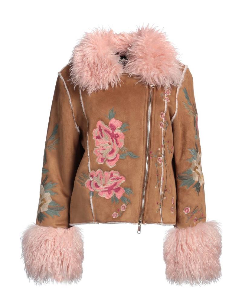 NO SECRETS Shearling- & Kunstfell Damen Kamel von NO SECRETS