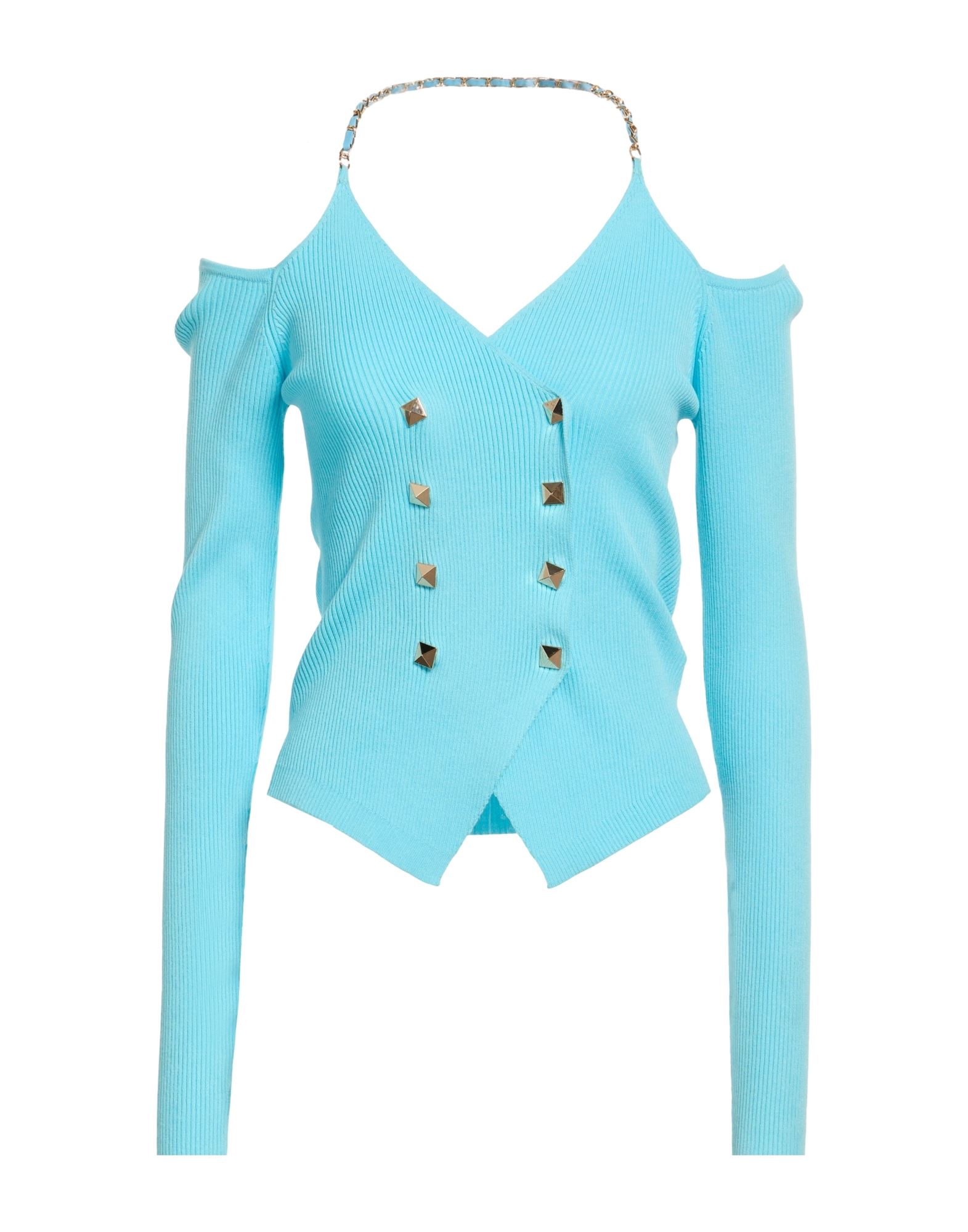 NO SECRETS Strickjacke Damen Himmelblau von NO SECRETS