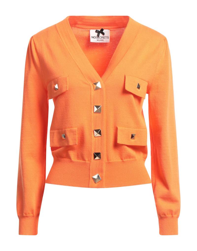 NO SECRETS Strickjacke Damen Orange von NO SECRETS