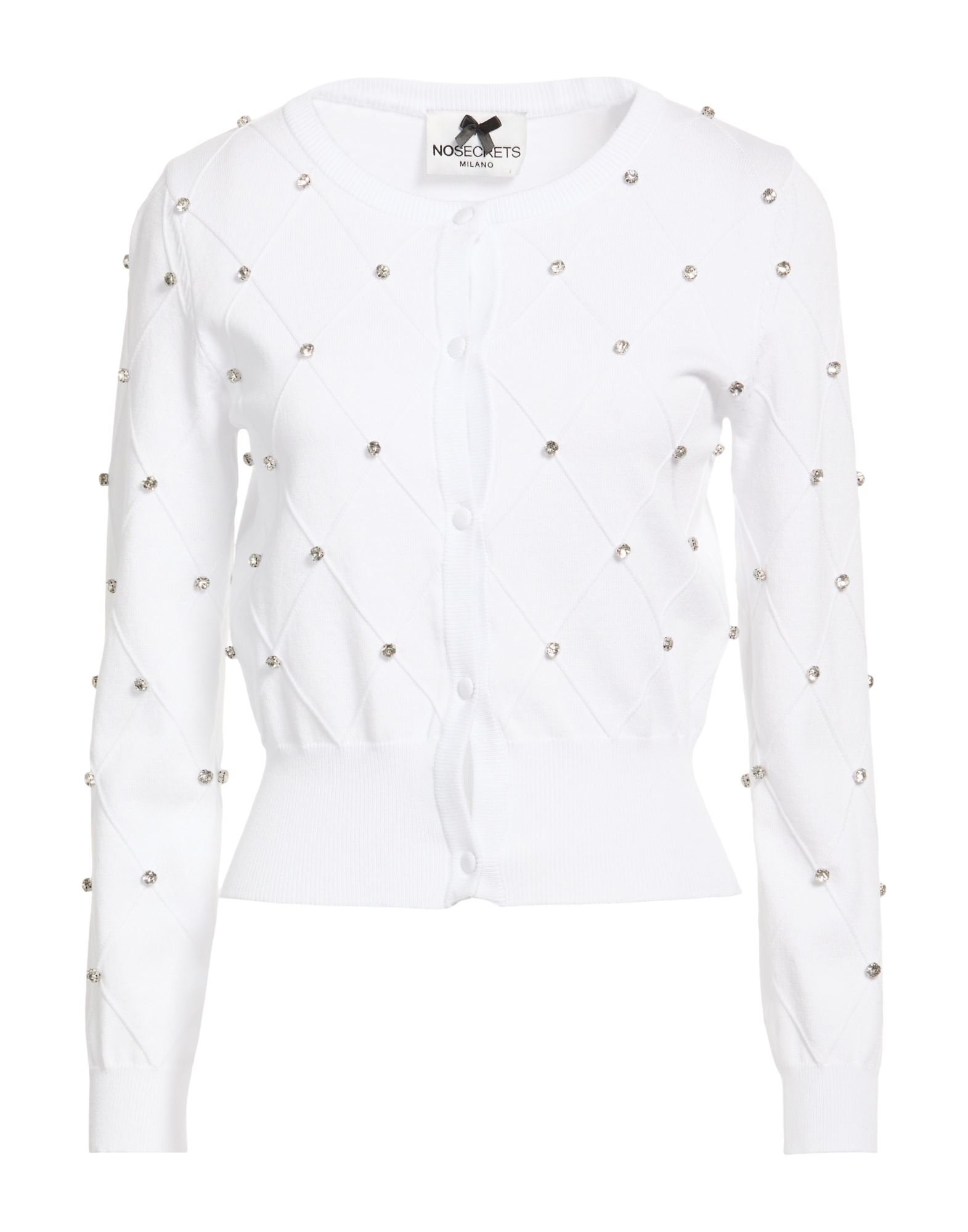 NO SECRETS Strickjacke Damen Weiß von NO SECRETS